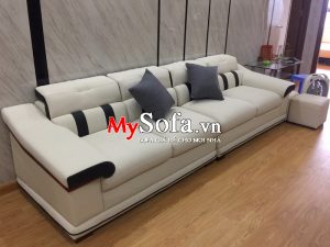 Mẫu ghế Sofa da dạng văng dài AmiA SFD124A