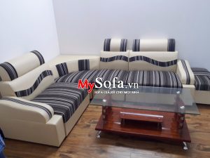Mẫu Sofa da mặt nỉ giá rẻ AmiA SFD136