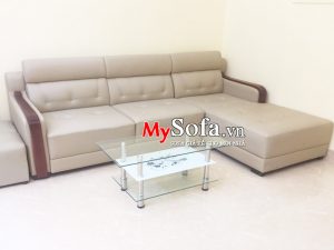 Mẫu ghế Sofa da phòng khách sang trọng AmiA SFD159