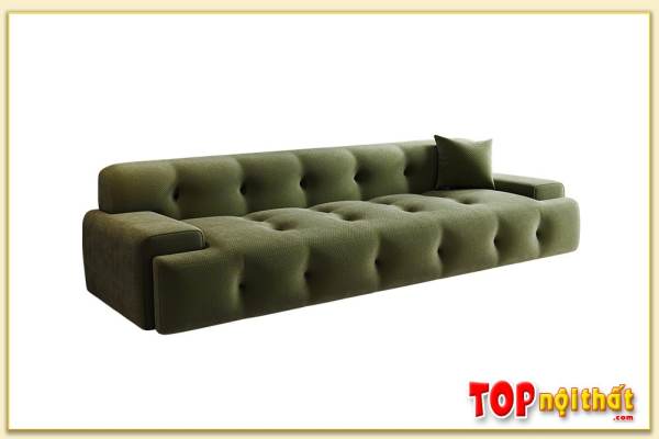 Hình ảnh Chụp tổng quan mẫu ghế sofa văng vải nỉ đẹp SofTop-0679