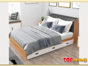 Hình ảnh Giường ngủ có hộc kéo thông minh đơn giản đẹp GNTop-0261