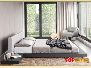 Hình ảnh Giường ngủ đẹp kiểu Nhật gỗ công nghiệp GNTop-0360