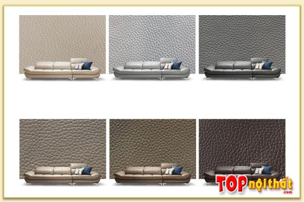 Hình ảnh Màu sắc sofa da đa dạng đẹp hiện đại SofTop-0868