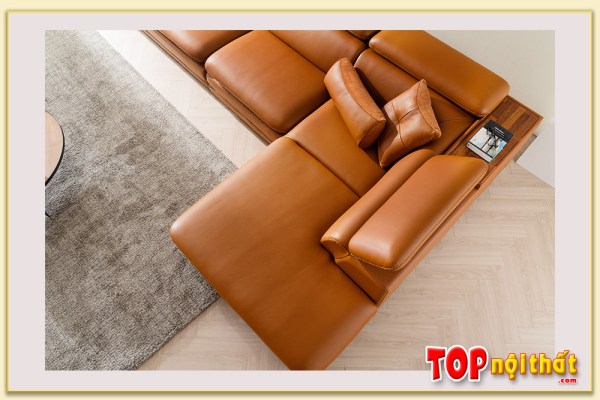 Hình ảnh Phần L mẫu ghế sofa đẹp sang trọng SofTop-0887