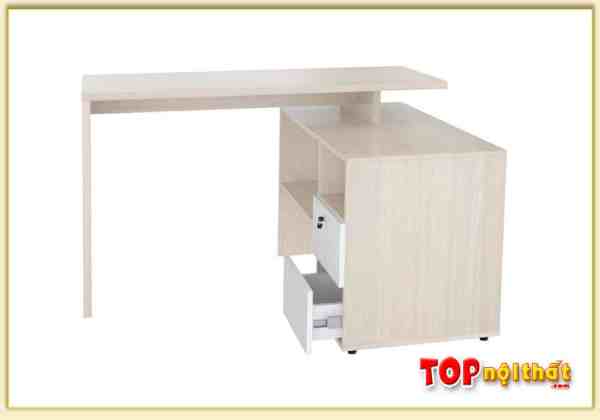 Hình ảnh Bàn làm việc kết hợp bàn học Veneer Sồi gỗ công nghiệp BLVTop-0181