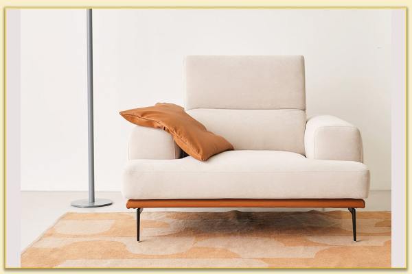 Hình ảnh Chụp chính diện mẫu ghế sofa đơn đẹp Softop-1078