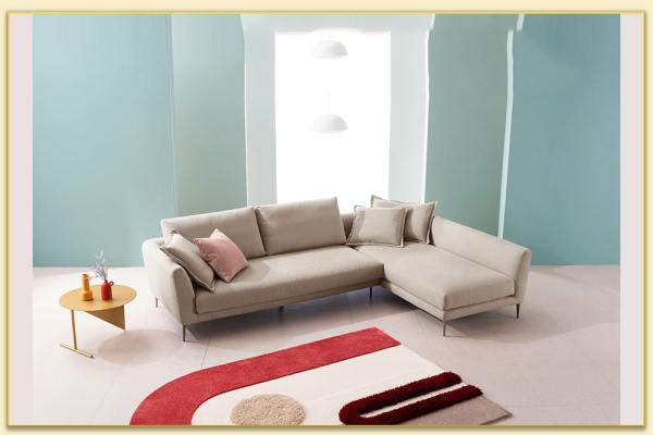 Hình ảnh Mẫu ghế sofa góc chữ L bọc nỉ đẹp Softop-1126