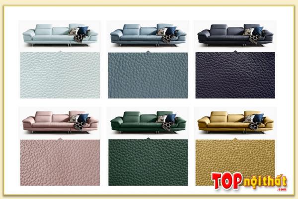 Hình ảnh Màu sắc ghế sofa góc da chữ L SofTop-0881