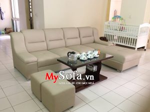 Bộ Sofa da đẹp góc chữ L sang trọng AmiA SFD108