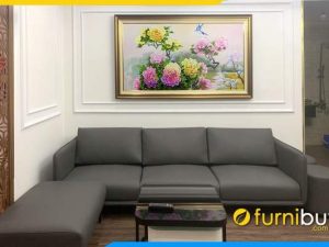 Tranh hoa mẫu đơn đẹp trang trí ở phòng khách Chính Kinh TraSdTop-0629